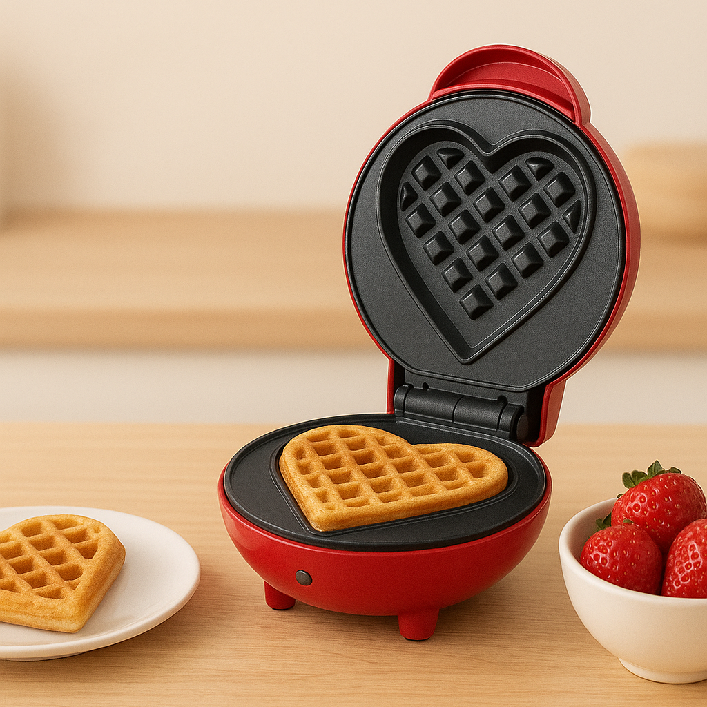 Mini Wafflera | Forma de Corazon